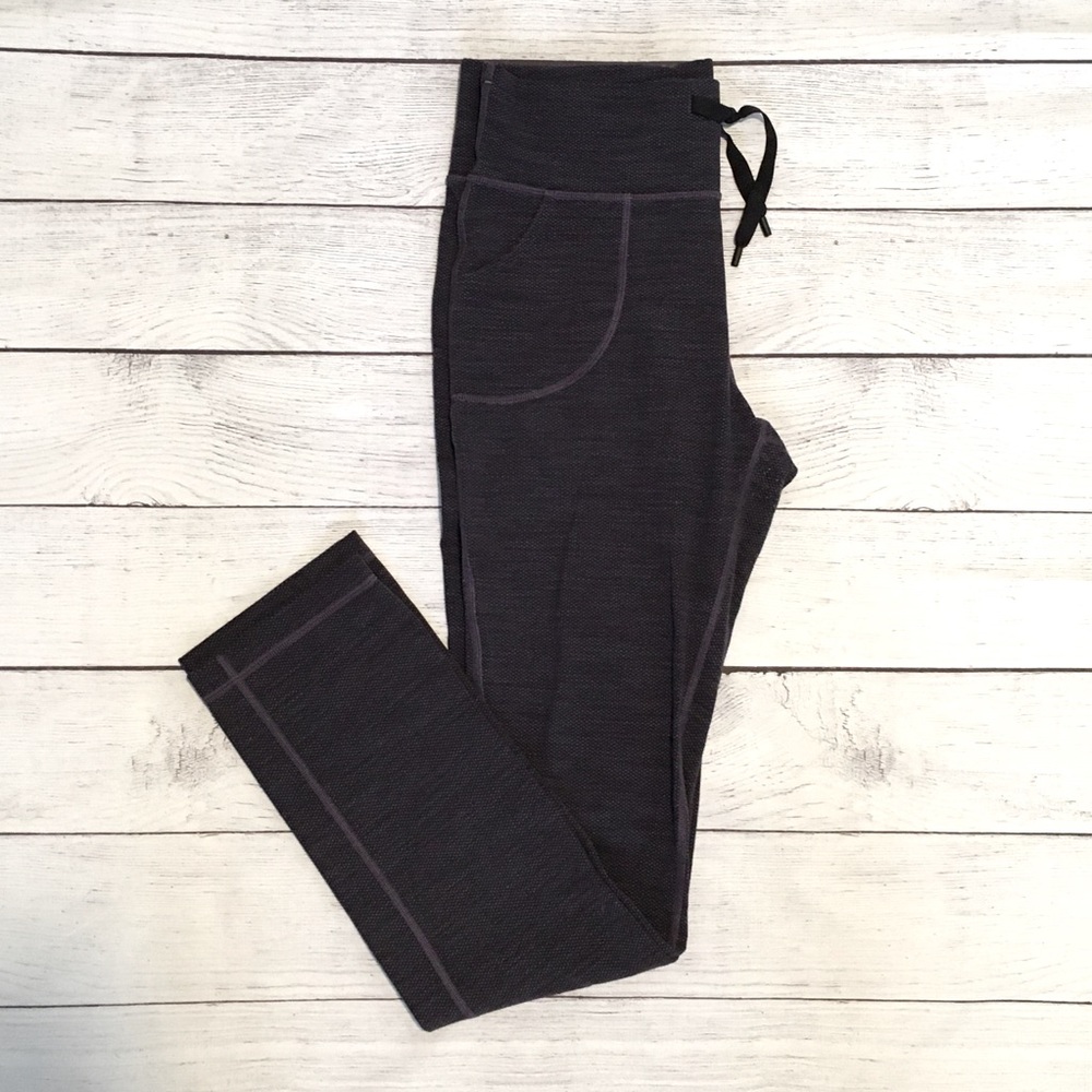 Lululemon dark purple patterned leggings